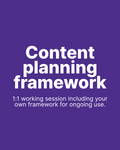 Content Planning Framework
