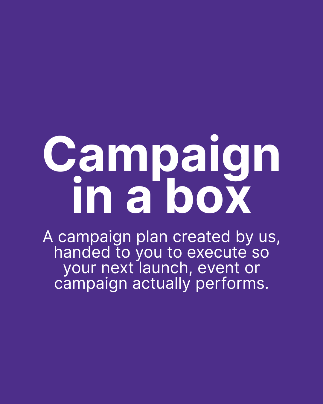 Campaign in a Box